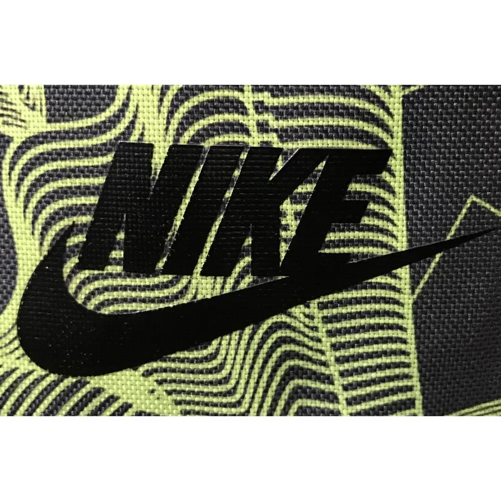 Nike Black Green Backpack School Book Travel Carry On Athletic Gym Bag 19